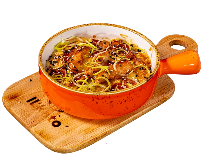 Динамит с курицей и беконом