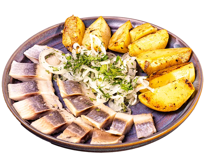 Сельдь с картофелем
